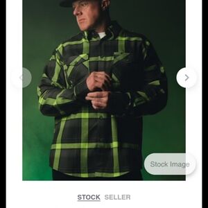 NWOT Men's Dixxon The Uranium Button Plaid Flannel Size 2X